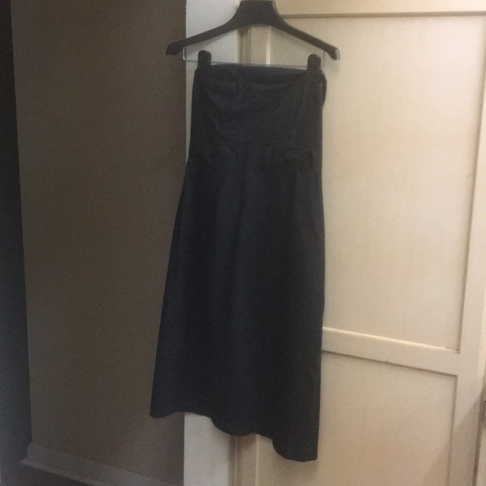 Black Strapless Sarah Jessica Parker Dress. Size 6